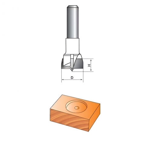 products/Фреза Globus "Сверло Форстнера" 1011, концевая, твердосплавная, D50