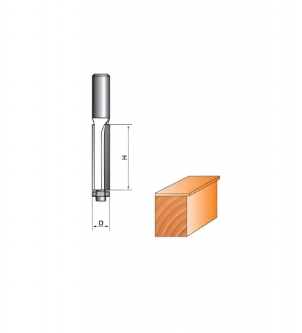 products/Фреза Globus 1020, кромочная,D12h40, прямая, 2 зуба, хвостовик 8мм