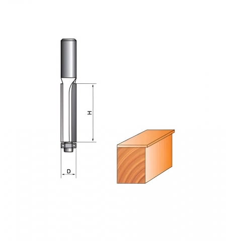 products/Фреза Globus 1020, кромочная, с прямым хвостовиком, 12.0x8.0x50 мм