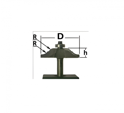 products/Фреза Globus 2101 R6 кромочная, калевочная, аккуратные кромки