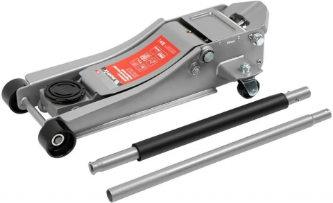 products/51050 Домкрат гидравл., подкатной, быстр.подъем, 3,5т Low Profile, Quick Lift, 100-535 мм, проф, Matrix