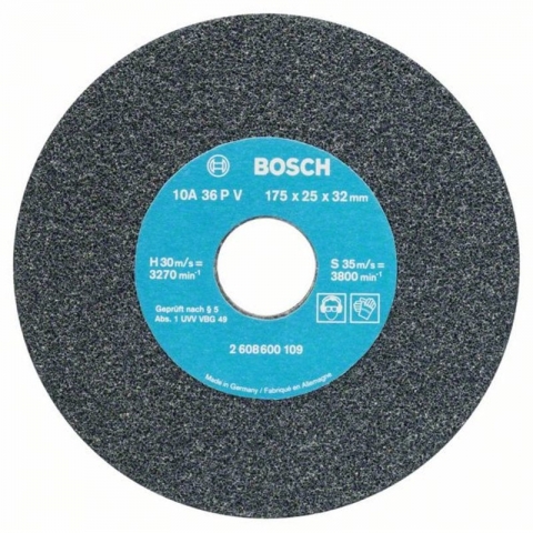 products/Круг шлифовальный (175х32х25 мм; А36) для точила GSM Bosch 2608600109