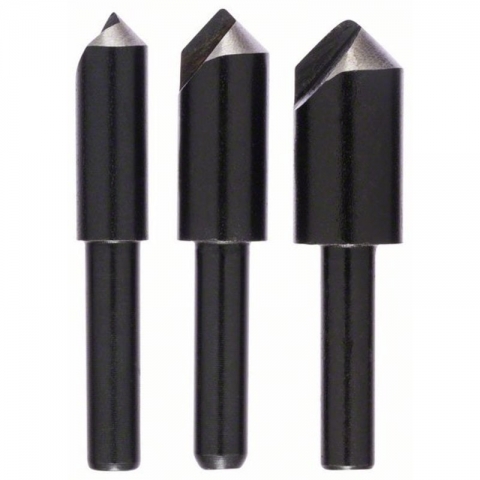 products/Набор 3 конусных зенкеров с 1 режущей кромкой 8-10-12 мм Bosch 2609255124