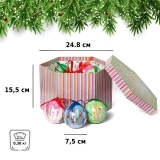 Набор ёлочных шаров Winter Glade, папье-маше, 14 шт. 7514G063