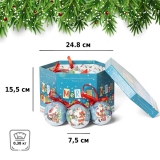 Набор ёлочных шаров Winter Glade, папье-маше, 14 шт. 7514G238