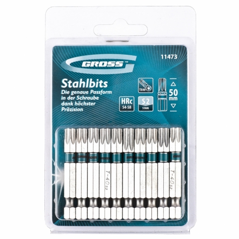 products/Набор бит TORX 8х50, сталь S2, 10 шт GROSS 11467