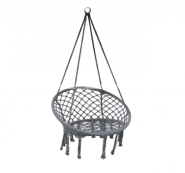Кресло-гамак Green Glade G-056, подвесное, 60x80x120см, светло-серое, нагрузка до 150кг