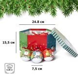 Набор ёлочных шаров Winter Glade, папье-маше, 14 шт. 7514G247