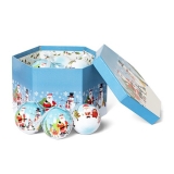 Набор ёлочных шаров Winter Glade, папье-маше, 14 шт. 7514G080