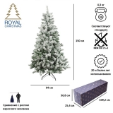 Ель Royal Christmas Flock Tree Promo PVC Hinged 150 см, арт. 164150