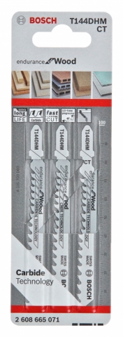 products/Пилки для лобзика T144DHM по дереву (100 мм; 3 шт.) Bosch 2608665071