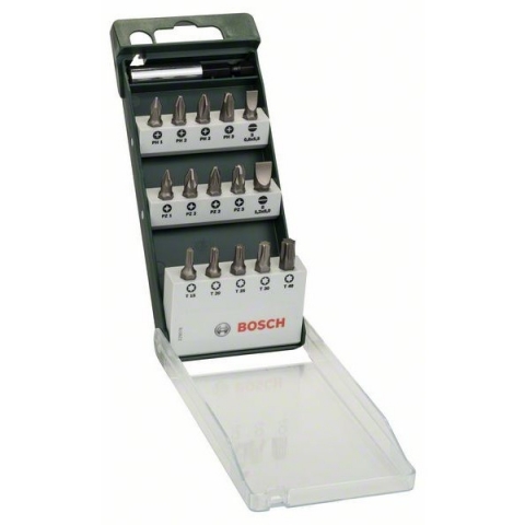 products/Набор бит (SL/PH/PZ/TORX; 25 мм; 16 шт.) Bosch 2609255977