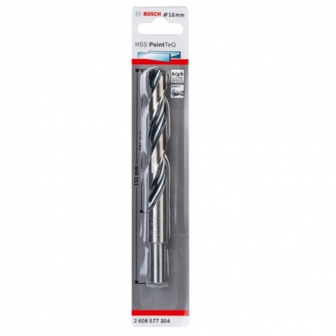 products/Спиральное сверло Bosch HSS PointTeQ 13.0 мм DIN 338 (135 град.) по металлу (арт. 2608577304)