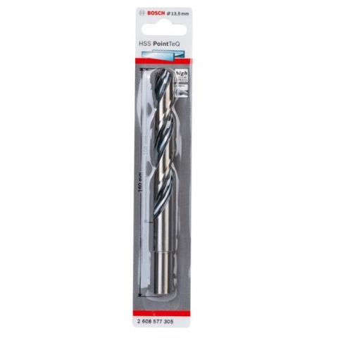 products/Спиральное сверло Bosch HSS PointTeQ 13.5 мм DIN 338 (135 град.) по металлу (арт. 2608577305)