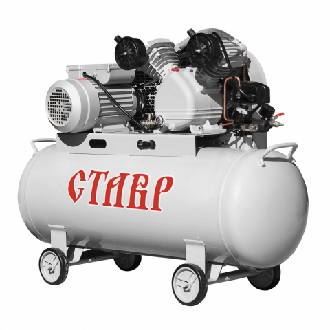products/Компрессор масляный с ременным приводом СТАВР КМР-100/2200, арт. ст100-2200кмр