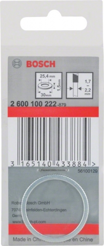 products/Переходное кольцо BOSCH 2600100222, для профессионального использования, 30х25,4х1,5 мм