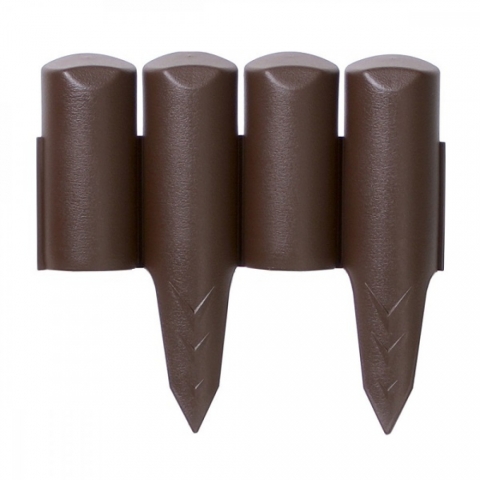products/Ограждение для клумб Prosperplast Palisada 13см/2,5м, коричневый, арт. IPBO-R222
