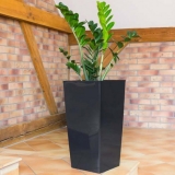 Кашпо для цветов Prosperplast Urbi square антрацит 2 предмета 37 и 91,5л, арт. DURS400-S433