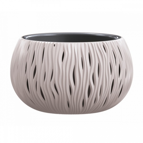 products/Кашпо для цветов Prosperplast SANDY BOWL мокко, 2 предмета, 9л, арт. DSK370-7529U