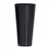 Кашпо для цветов Prosperplast TUBUS SLIM SHINE антрацит 2 предмета 15 и 27л, арт. DTUS300S-S433