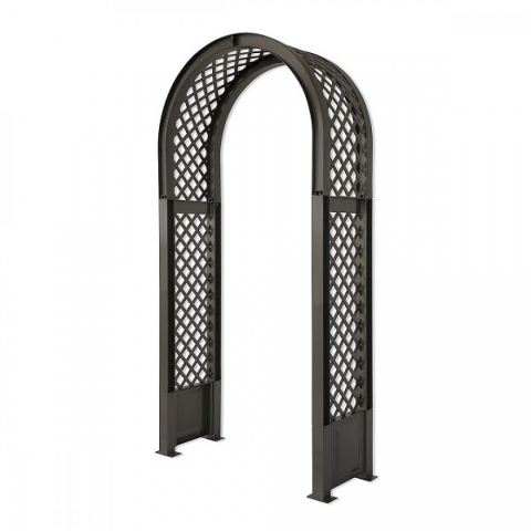 products/Садовая арка KHW 100х207см с штырями для установки, антрацит, арт. 37905