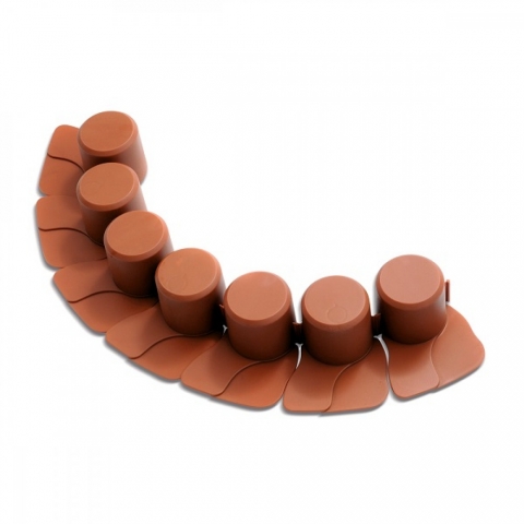 products/Бордюр садовый Prosperplast Palisada 6см/4,05м, терракот, арт. IPAL7-R624