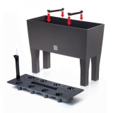 Кашпо для цветов Prosperplast Rato Case High 72 л с автополивом венге, арт. DRTC800H-440U