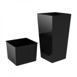 Кашпо для цветов Prosperplast Urbi Square 11 и 26,6л, антрацит, арт. DURS265-S433