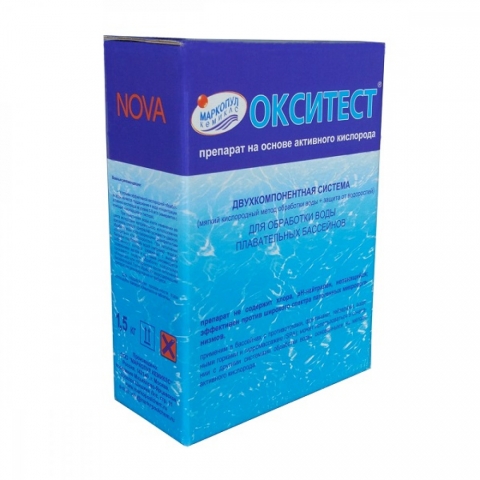 products/Средство для бассейна Маркопул Окситест, очищение воды 1,5кг, арт. ХИМ07