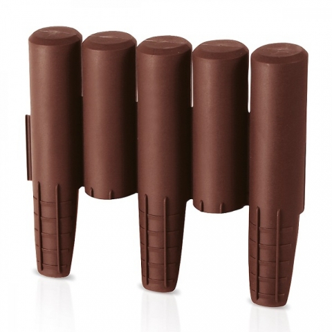 products/Ограждение для клумб Prosperplast Palisada 15,5см/2,7м, коричневый, арт. IPAL5-R222