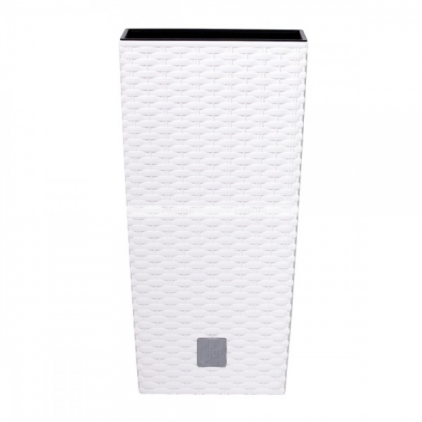 Кашпо для цветов Prosperplast Rato Square 26,6 л белый, арт. DRTS265-S449