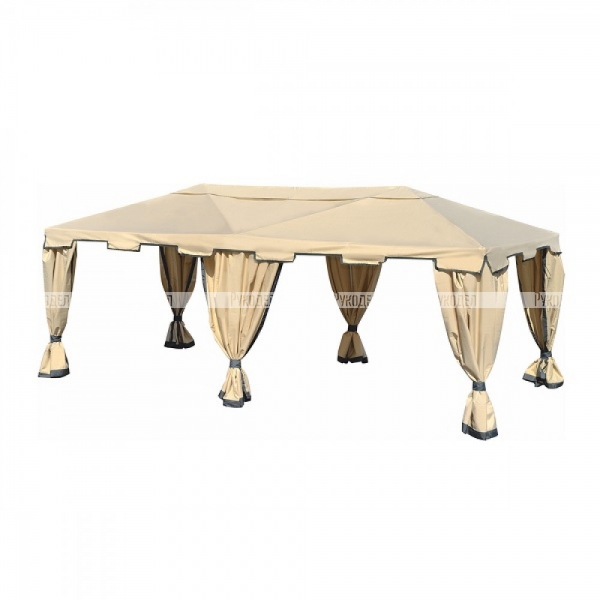 Шатер-беседка Green Glade 1048 3х6х2,5м полиэстер