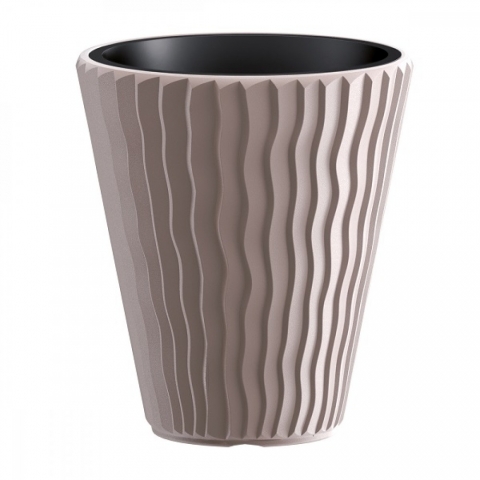 products/Кашпо для цветов Prosperplast SANDY мокко, 2 предмета, 18 и 37 л, DBSP400-7529U