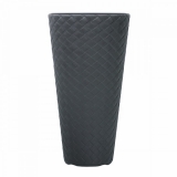 Кашпо для цветов Prosperplast Matuba Slim 18+57л, антрацит, арт. DPMT400-S433