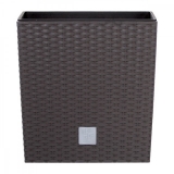 Кашпо для цветов Prosperplast Rato Low 37+64л, венге, арт. DRTS400L-440U
