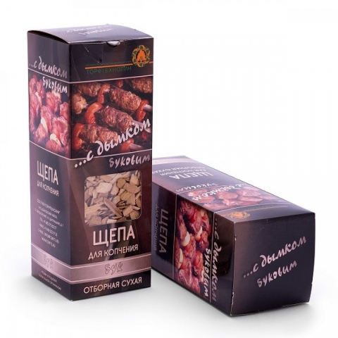 products/Щепа для копчения с дымком буковым, отборная, премиум, 250 г Щепа Бук ПР