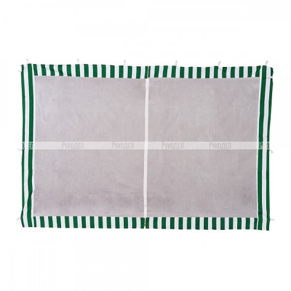 Стенка для садового тента Green Glade 4130, 1.95х2.95м полиэстер с москитной сеткой зеленая