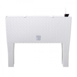 Кашпо с автополивом Prosperplast Rato Case High 72л, белый, арт. DRTC800H-S449